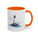 Lighthouse and Sailboat Ceramic Mug