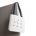 Seagull Pattern Tote Bag, Cute Coastal Beach Tote