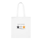 Cotton Tote Bag for Cat Lovers "Coastal Cat Club"
