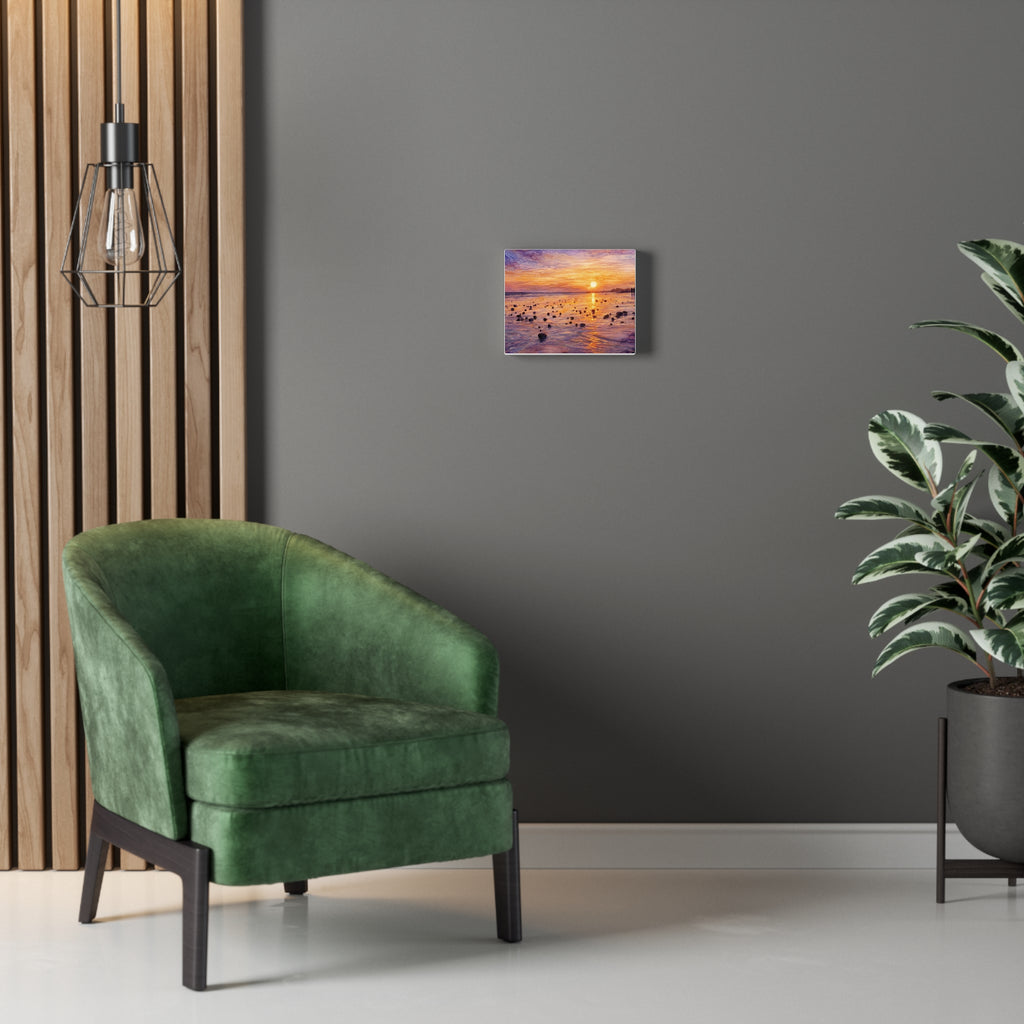 Coastal Sunset Landscape - Stretched Canvas Wall Art
