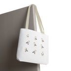 Seagull Pattern Tote Bag, Cute Coastal Beach Tote