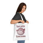 "Inflated Expectations" Pufferfish Tote Bag