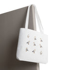 Seagull Pattern Tote Bag, Cute Coastal Beach Tote