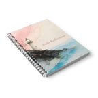 Daily Reflections A5 Notebook - Lighthouse Alcohol Ink Art