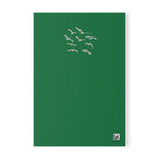 Coastal Journal with Seagull Illustration - Green