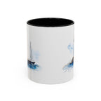 Lighthouse and Sailboat Ceramic Mug