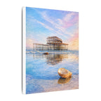 West Pier Sunset Seascape Canvas