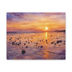Coastal Sunset Landscape - Stretched Canvas Wall Art