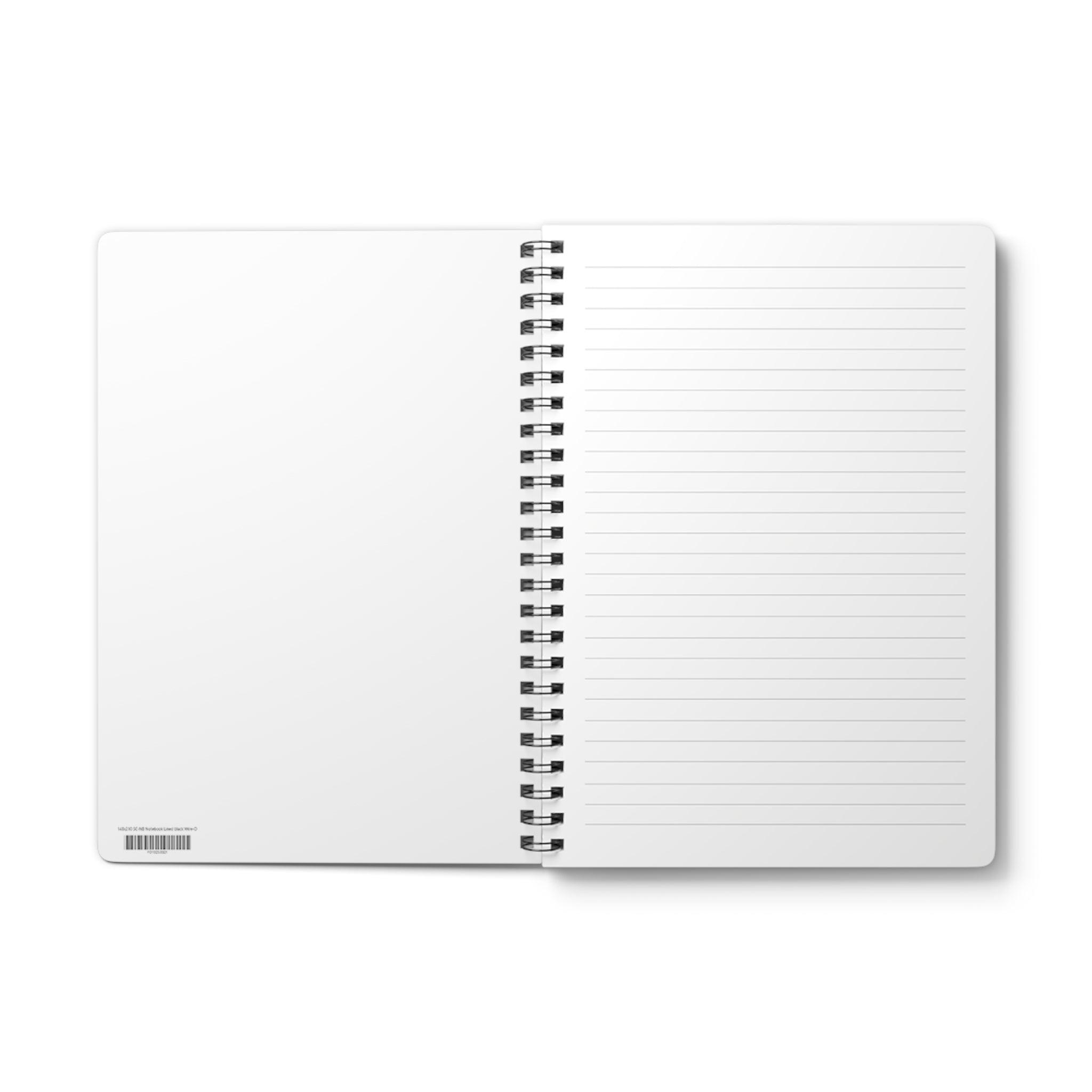 Seagull Pattern A5 Spiral Notebook -  Blue