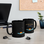 Black Cat Sunset Mug – "Life Is Better With Sea Breeze & Cat Cuddles"