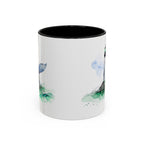Lighthouse and Whale Tail Ceramic Mug
