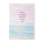 "ideas thoughts dreams plans" A5 Softcover Journal