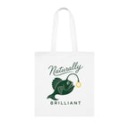 Anglerfish 'Naturally Brilliant'  Cotton Tote Bag
