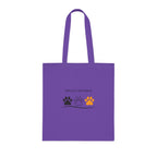 Cotton Tote Bag for Cat Lovers "Coastal Cat Club"