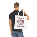 "Inflated Expectations" Pufferfish Tote Bag