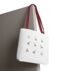 Seagull Pattern Tote Bag, Cute Coastal Beach Tote