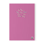 Coastal Journal with Seagull Illustration - Pink