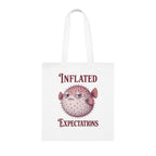 "Inflated Expectations" Pufferfish Tote Bag