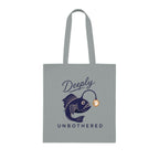 "Deeply Unbothered" Angler Fish Cotton Tote Bag