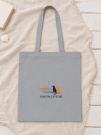 "Coastal Cat Club" Cotton Tote  Bag