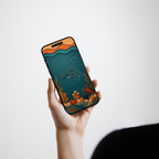 Autumn Coast Phone Wallpaper Set – Coastal Fall Lock & Home Screens